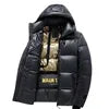 OEM Service Good Quality Winter Trending Men Casual Windproof Hooded Thick Parkas Vintage Classic Overcoat Bomber Jackets Coat