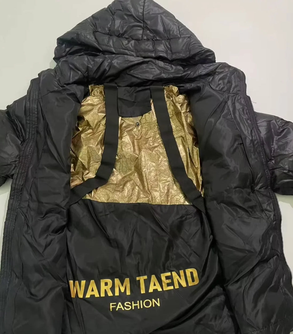 OEM Service Good Quality Winter Trending Men Casual Windproof Hooded Thick Parkas Vintage Classic Overcoat Bomber Jackets Coat