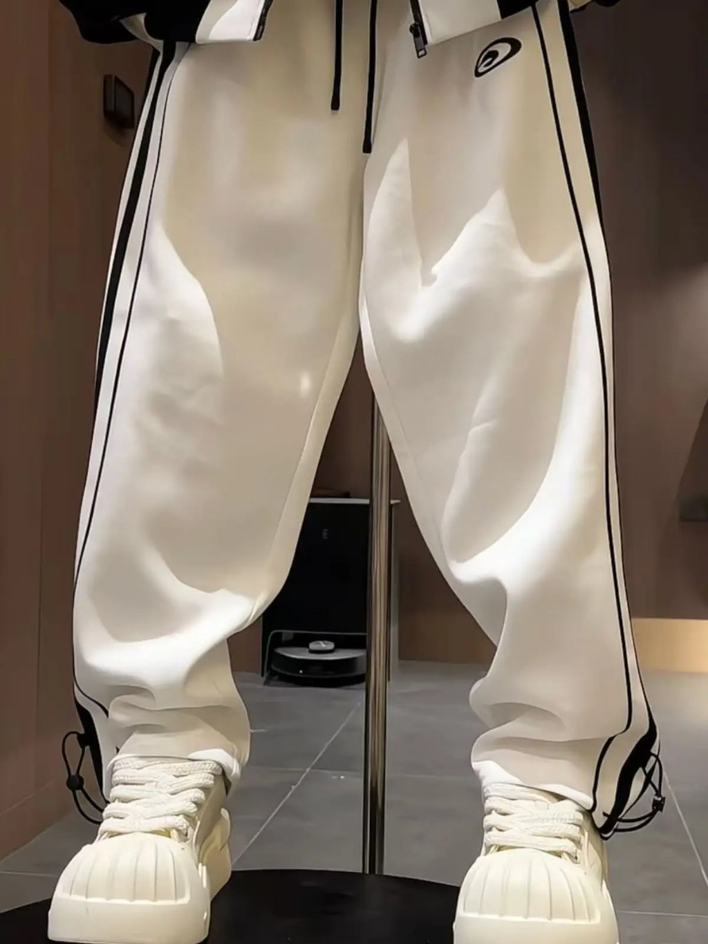 Men's Trendy Sporty Sets Stand-up Collar Jacket Sweatpants Casual 2 piece Spring Autumn 2026 Fashionable Simple Suit