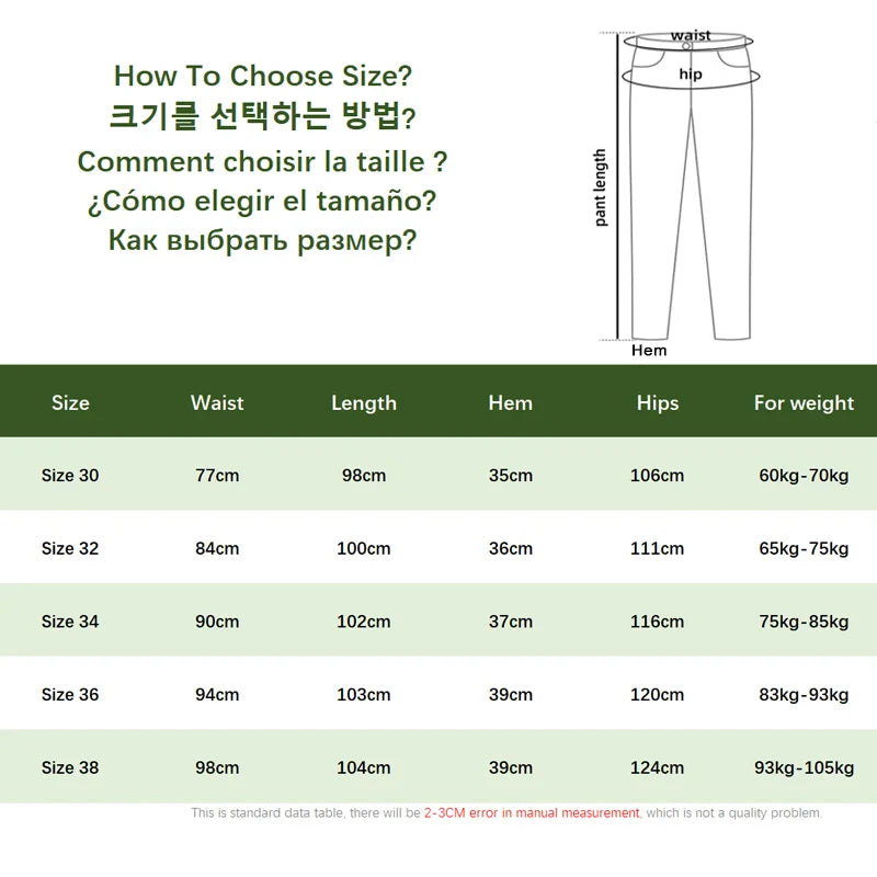 Spring New Casual Cargo 100% Cotton Pants for Men Vintage Big Pocket Trousers Streetwear Men ATZ647